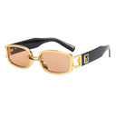 Trendy Retro Rectangle Sunglasses for Men and Women Fashion