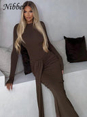 Crew Neck Long Sleeve Bodysuit