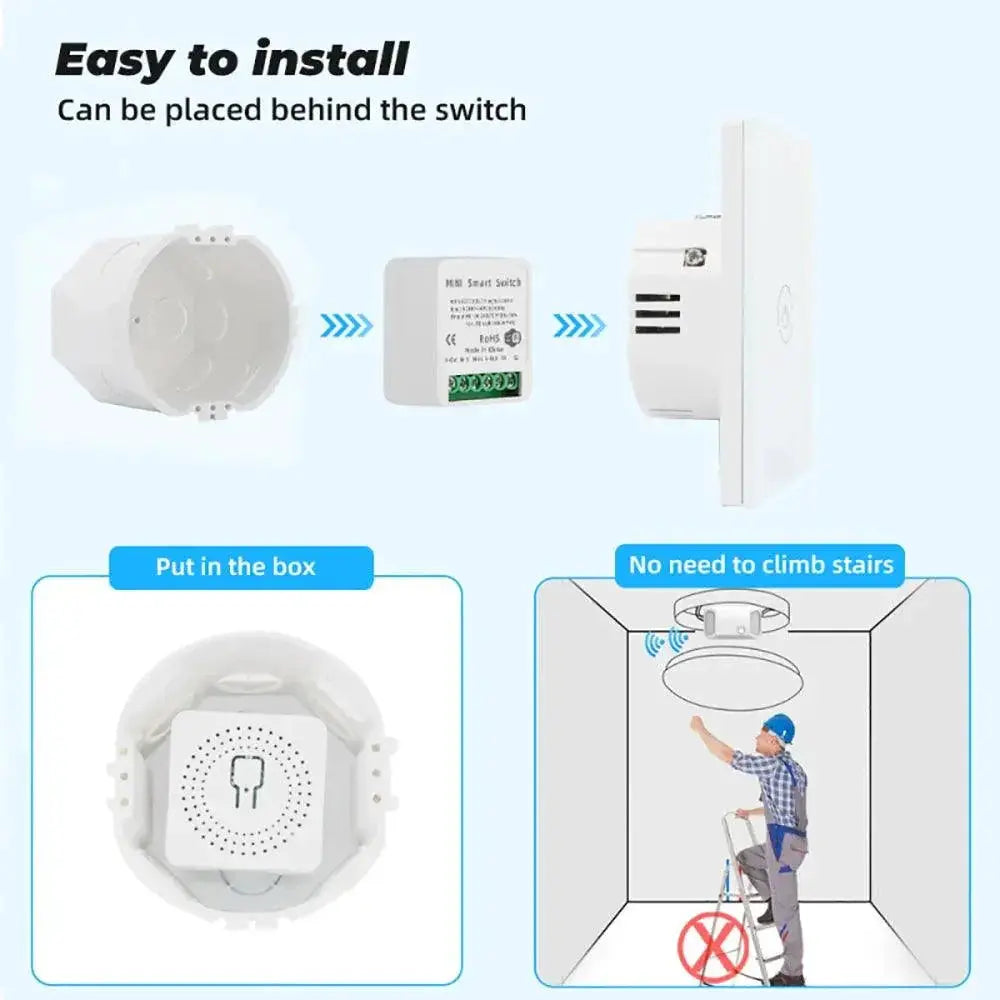 16A WiFi Smart Switch With Energy Monitor And Voice Control