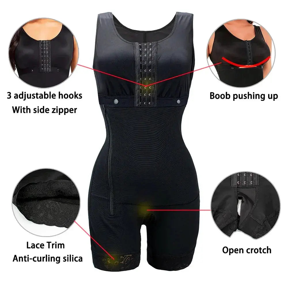 Colombian Faja Bodysuit Postpartum Shapewear Slimming