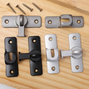 Cabinet Locks - Durable Aluminum Hook Latch Bolt