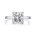 Princess Moissanite Ring in Sterling Silver Cbtb