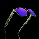Unisex Vintage Polarized Square Sunglasses UV400 Protection