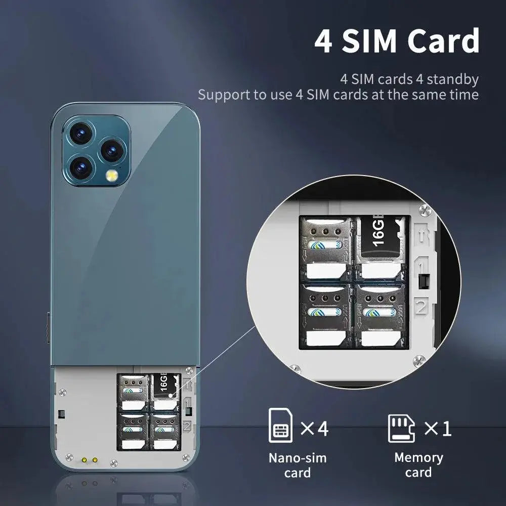 Servo X4 Original Phone Four SIM Card Unlocked Mobile