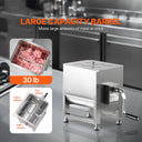 SucceBuy Manual Meat Mixer Fixed Tank Meat Processing Equipment