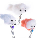 Interactive Feather Cat Toy Stick with Mini Bell Teaser