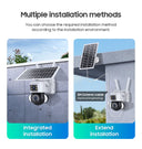 SHIWOJIA 6MP 4G SIM Card Solar Camera Outdoor Security
