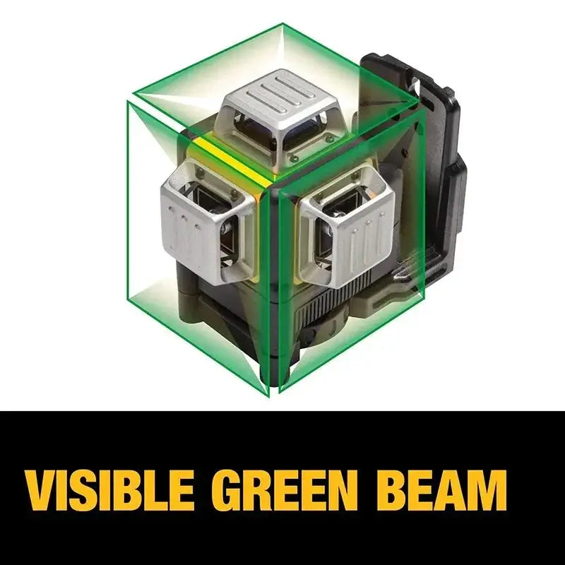 DW089LG 360 Degree Green Laser Level Outdoor Tool Pro
