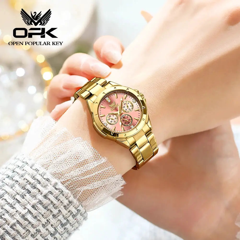 Opk Womens Chrono Watch Stainless Steel — product image 5