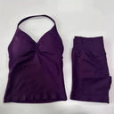 Yoga Set Breathable Sexy Halter Sports Bra
