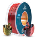 Tricolor Silk PLA Filament for Display Models