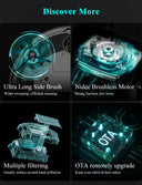 ABIR X8 Lidar Robot Vacuum Cleaner with Smart Water Tank