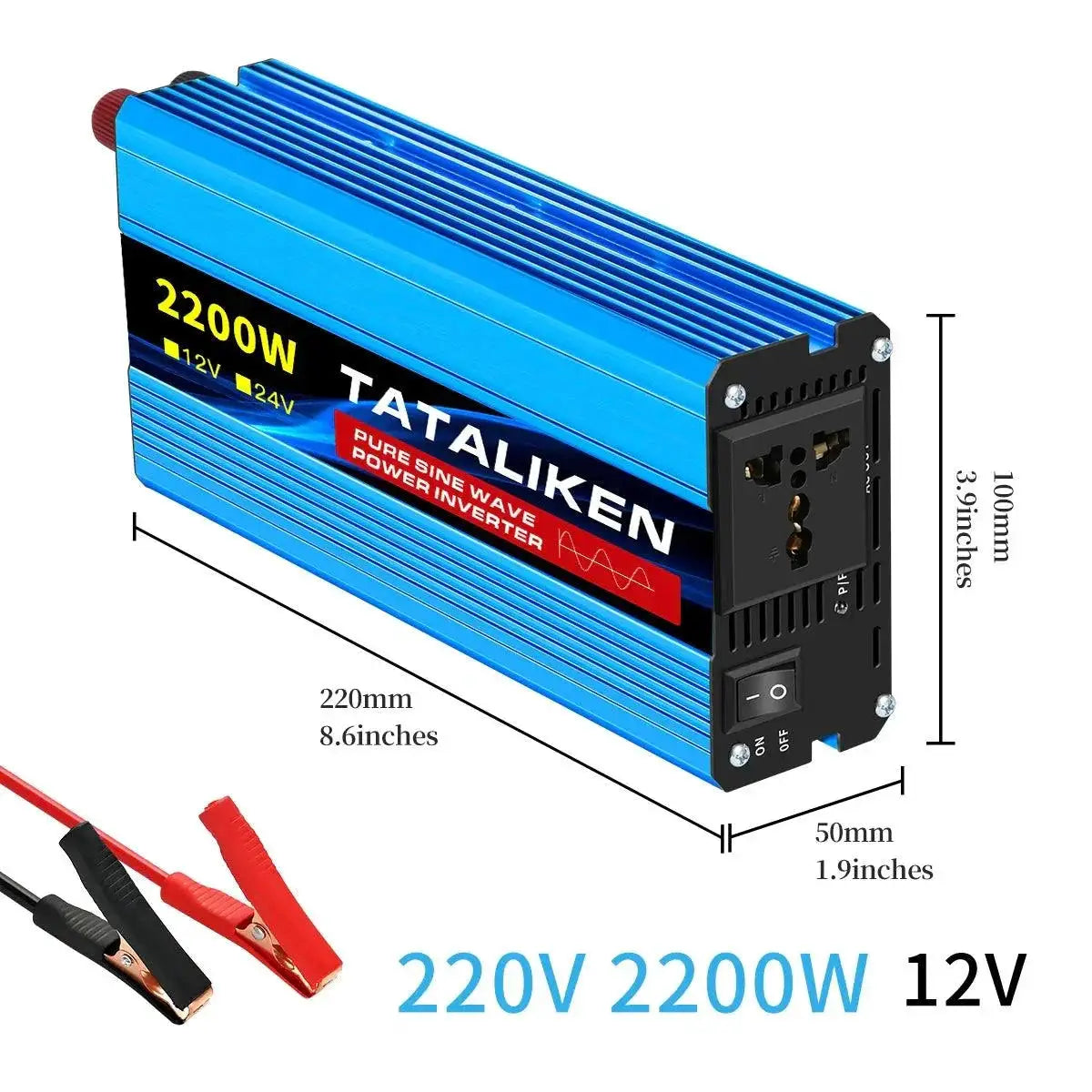 Pure Sine Wave Inverter For Cars Smooth Power Conversion