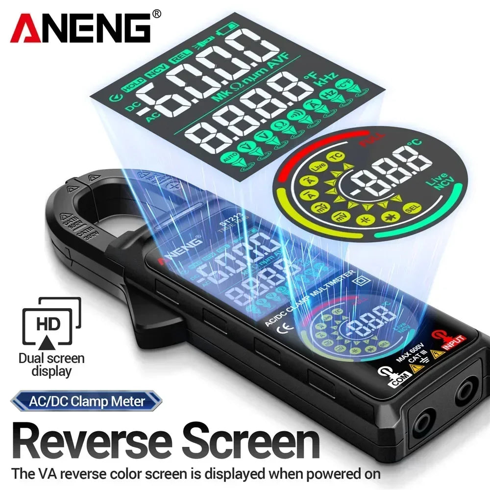 Digital Clamp Meter Aneng Dc/Ac
