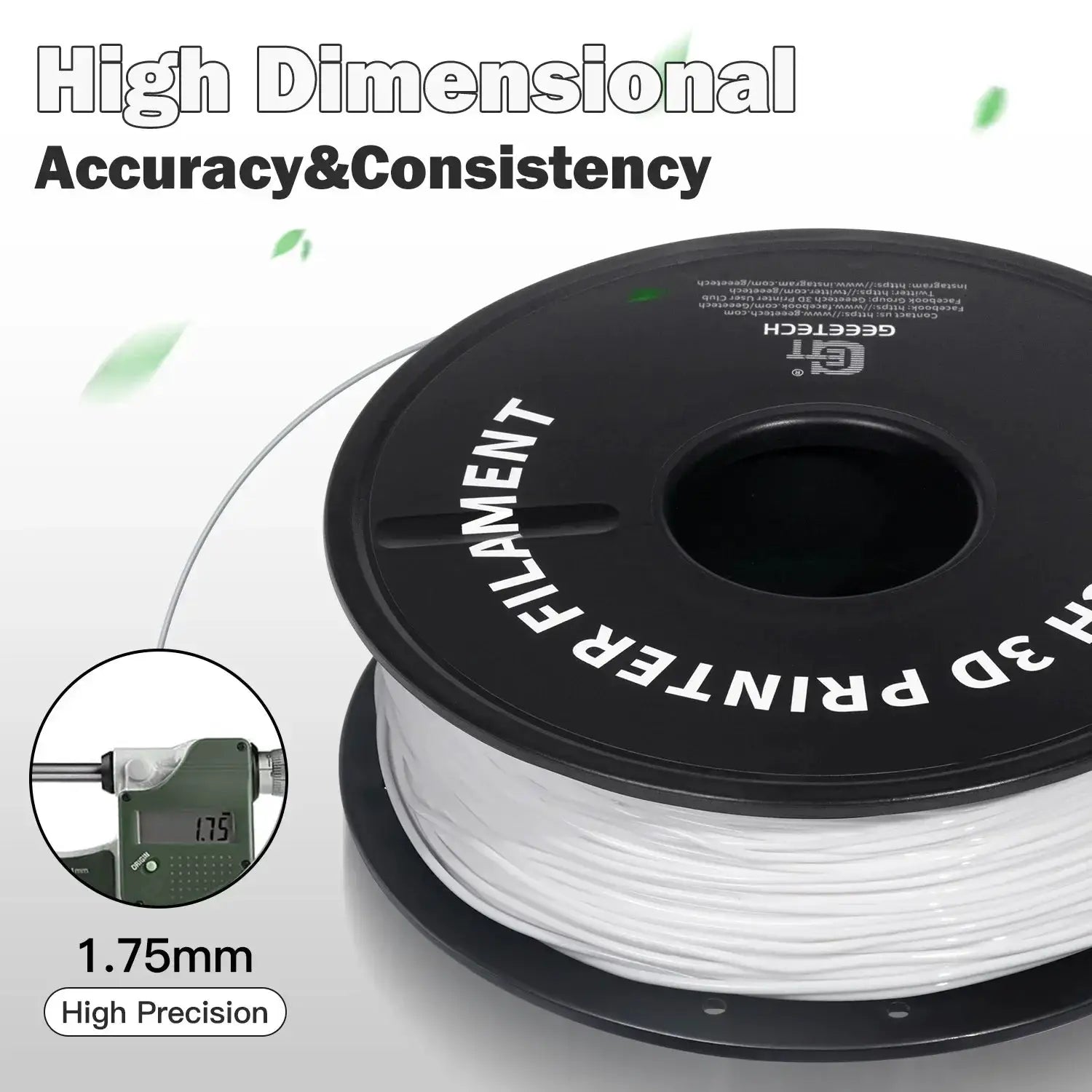 Geeetech TPU 3D Printer Flexible Filament 1kg 1.75mm Spool