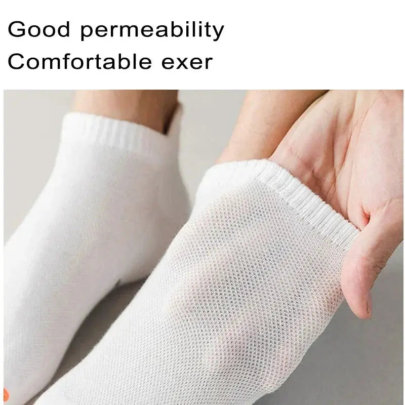 Vibrant No Show Ankle Socks For Men Breathable Comfort