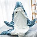 GY 1pcs Trendy Sand Sculpture Shark Sleeping Bag Flannel