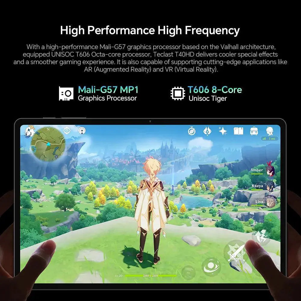 T40HD 10.4 Inch FHD Tablet 8GB RAM 128GB Android 13