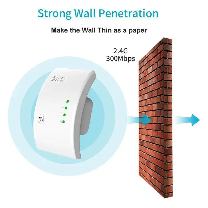 PIXLINK 300Mbps WiFi Extender Lightning Fast Internet Boost