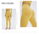 Nude Yoga Pants for Women High Waist Seamless Hip Lifting Fitness Design