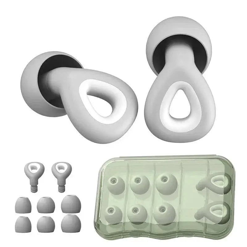 Sleep Ear Plugs Waterproof Silicone Noise Reduction