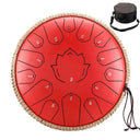 Hluru 13 Inch 15 Notes Steel Tongue Drum Glucophone C Tone