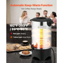 Commercial Coffee Urn, Cup L Hot Beverage Dispenser With Dripless