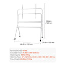 Universal TV Cart Single Bracket