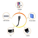 USB Sunset Lamp LED Rainbow Neon Night Light Projector