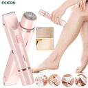 Peicon 2in1 Women Electric Razor DoubleHeaded Bikini Trimmer Hair Remover