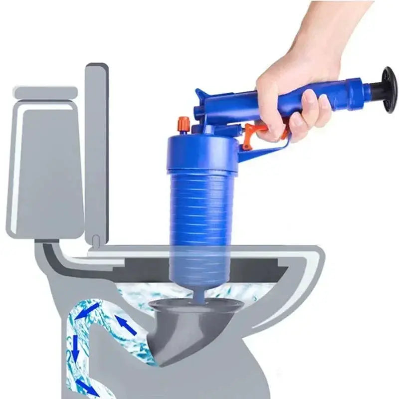 Pump Action Power Pressure Cleaner For Floor Drains Toilets