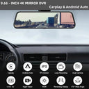 4K Mirror Dash Cam for Safe Driving