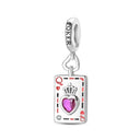 Sterling Silver Poker Card Pendant