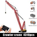 Remote Control Crane Building Blocks Set