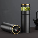 450ml Smart Tea Thermos With Infuser Keeps Tea Hot Longer Temperature Display