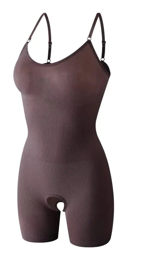 Seamless Compression Bodysuit For Tummy Control And Lift