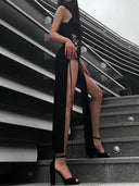 Contoured Goth Bandage Dress For Cosplay