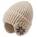 Snowflake Knit Winter Hat