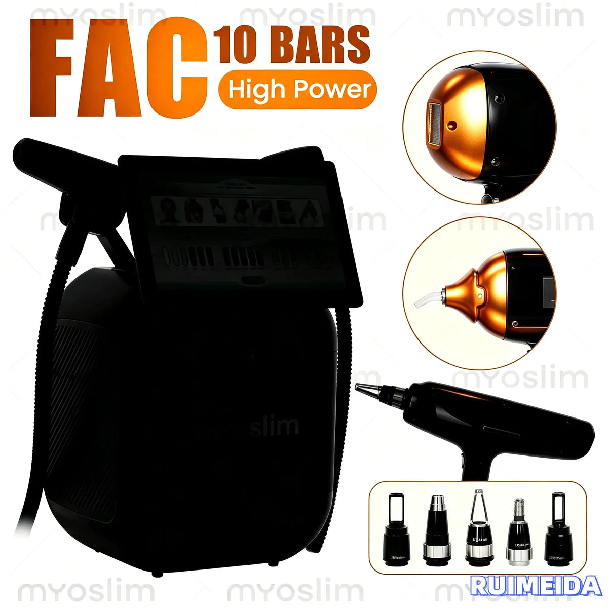 10 Bars Diode Laser Hair Removal Machine Ice Platinum Cooling System Skin Care Depilator 5000W 4 Wave 755 808 940 1064nm