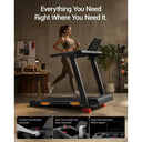 Portable 3 In 1 Treadmill With Incline For Home Gym And 12 Modes