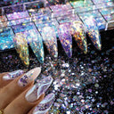 Aurora Sequins Shimmery Nail Flakes for Easy Application