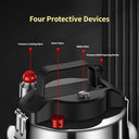 Portable 304 Stainless Steel Mini Pressure Cooker for Quick Meals
