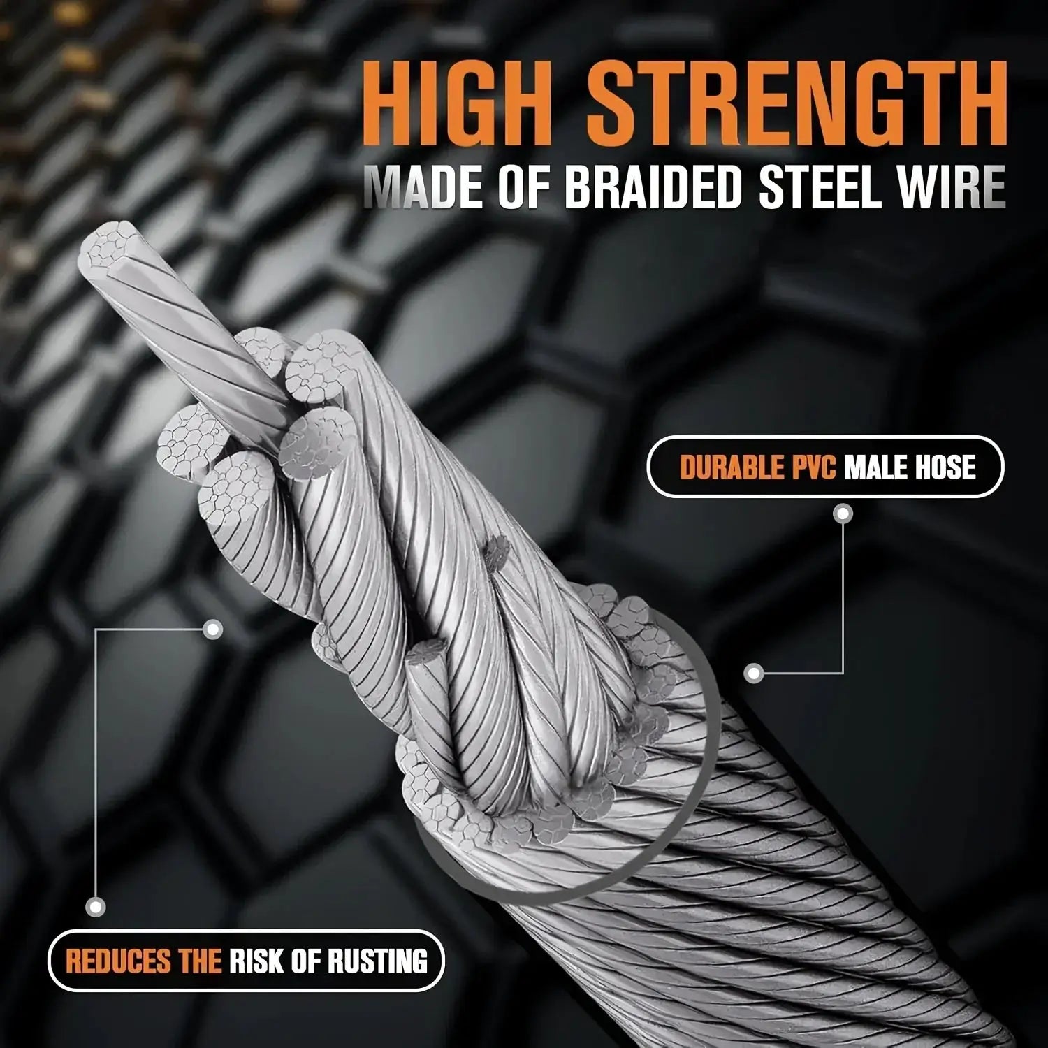 Steering Wheel Lock Anti Theft For SUV Steel Cable Lock - OurLum.com
