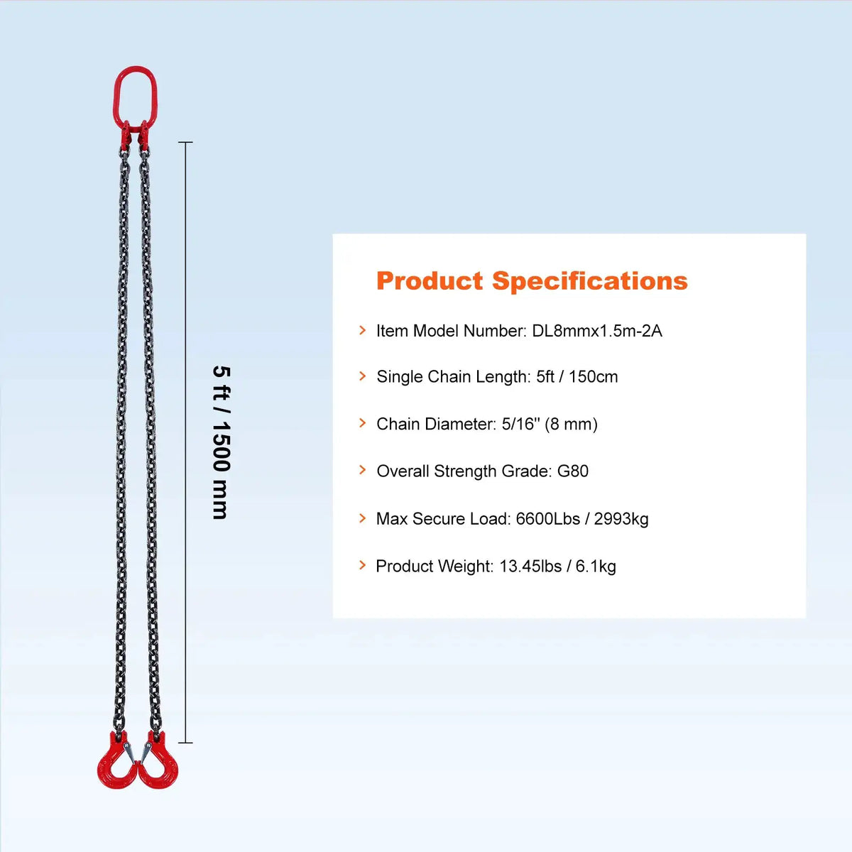 Heavy Duty Lifting Chain Set — product image 7