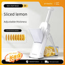 Gold Kitchen Lemon Slicer Adjustable 0-8mm Handy Gadget