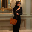 Cashmere Turtleneck Coat Luxurious Korean Style Fashion