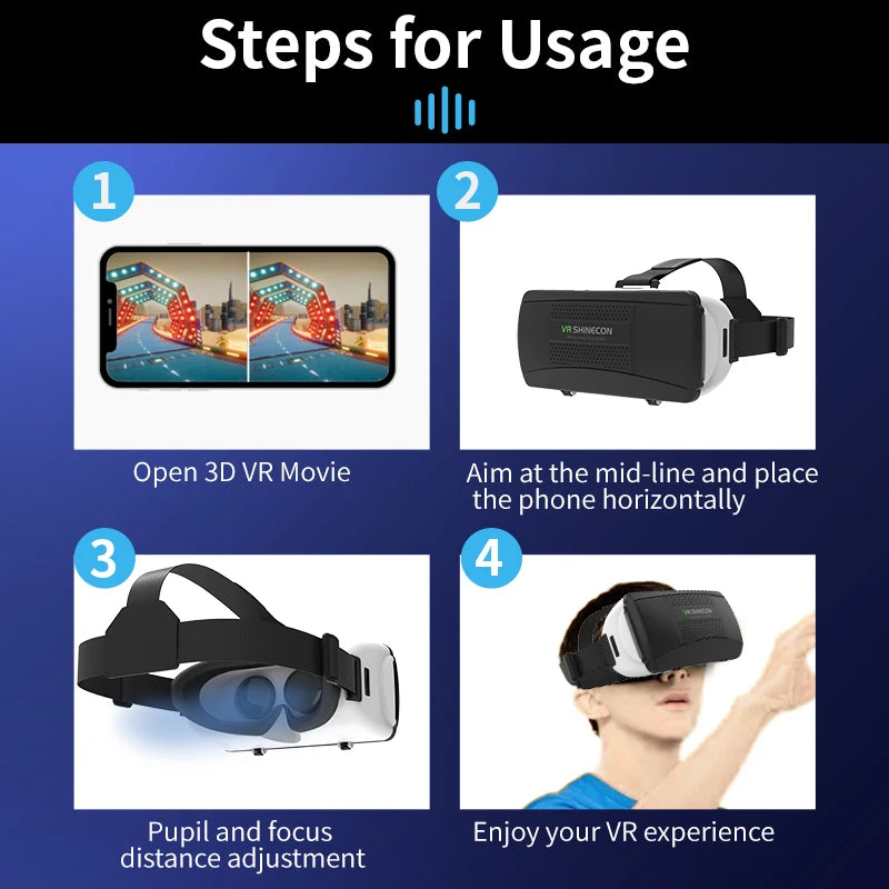 Vr Headset Immersive Gaming