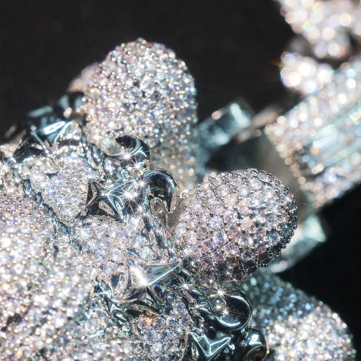 Iced Out Lion Head Crown