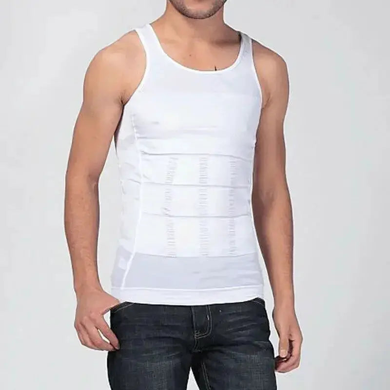 Mens Slimming Corset Vest Body Shaper Waist Trainer