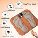 3D Foldable Foot Massager Pad with Calf Massage Mat 8 Modes 29 Levels Muscle Relaxation Rechargeable Smart Stimulator for Foot